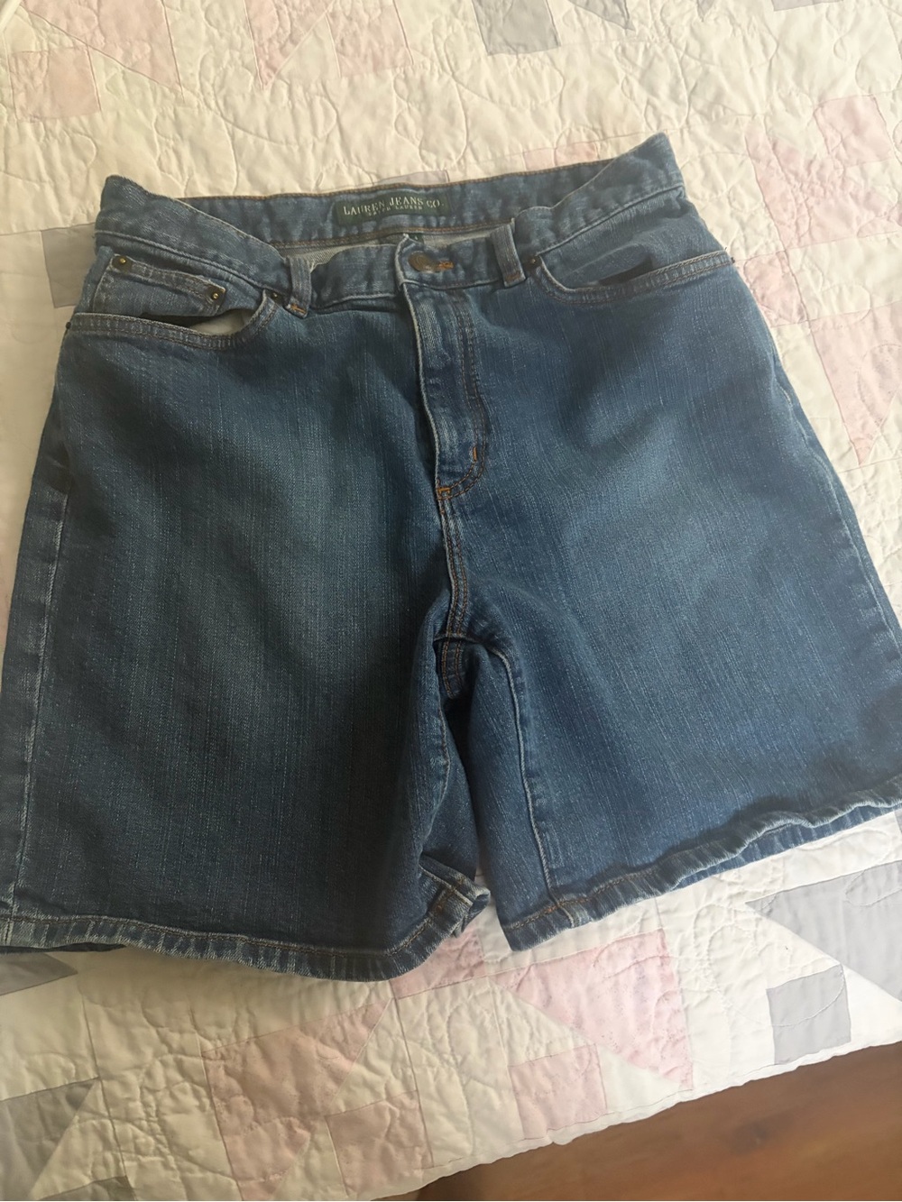 Ralph Lauren Dark Blue Denim Jean Shorts